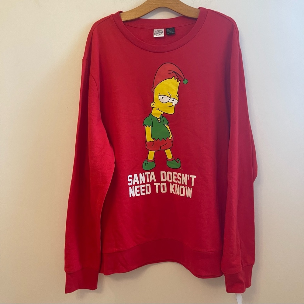 The Simpson’s Sweater-Shirt Unisex New